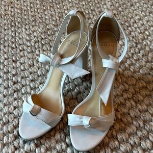 Alexandre Birman Cream Heeled Sandals